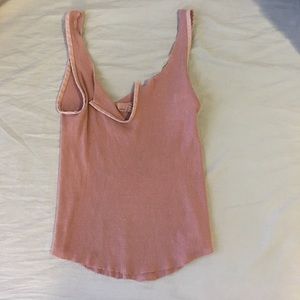 Distressed tank top