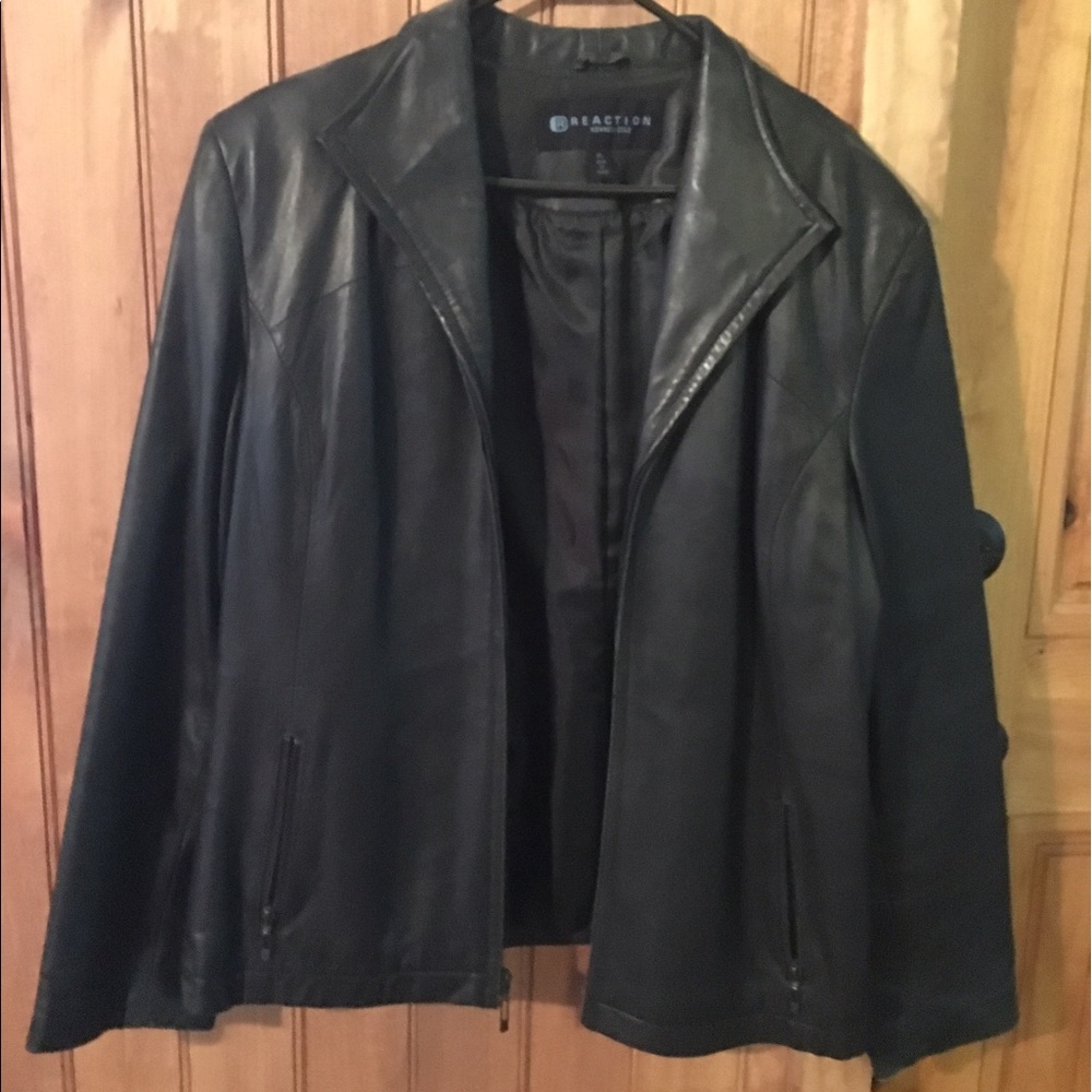 Leather Kenneth Cole Jacket