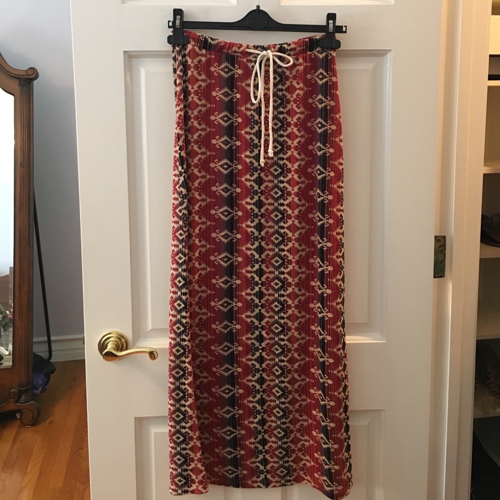 Native American inspired maxi skirt from Nordstrom