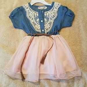 Cowgirl Dress Toddler Girl new without tags 3T