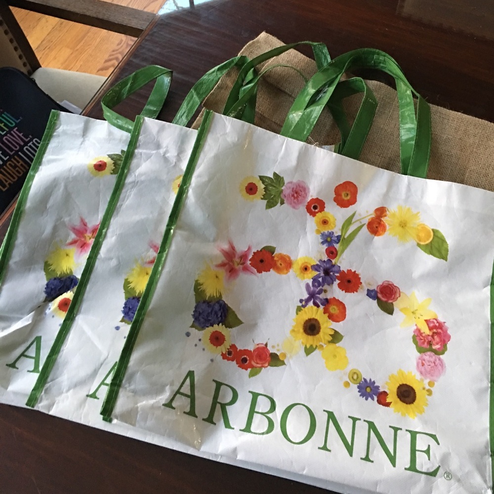 Arbonne tote bags