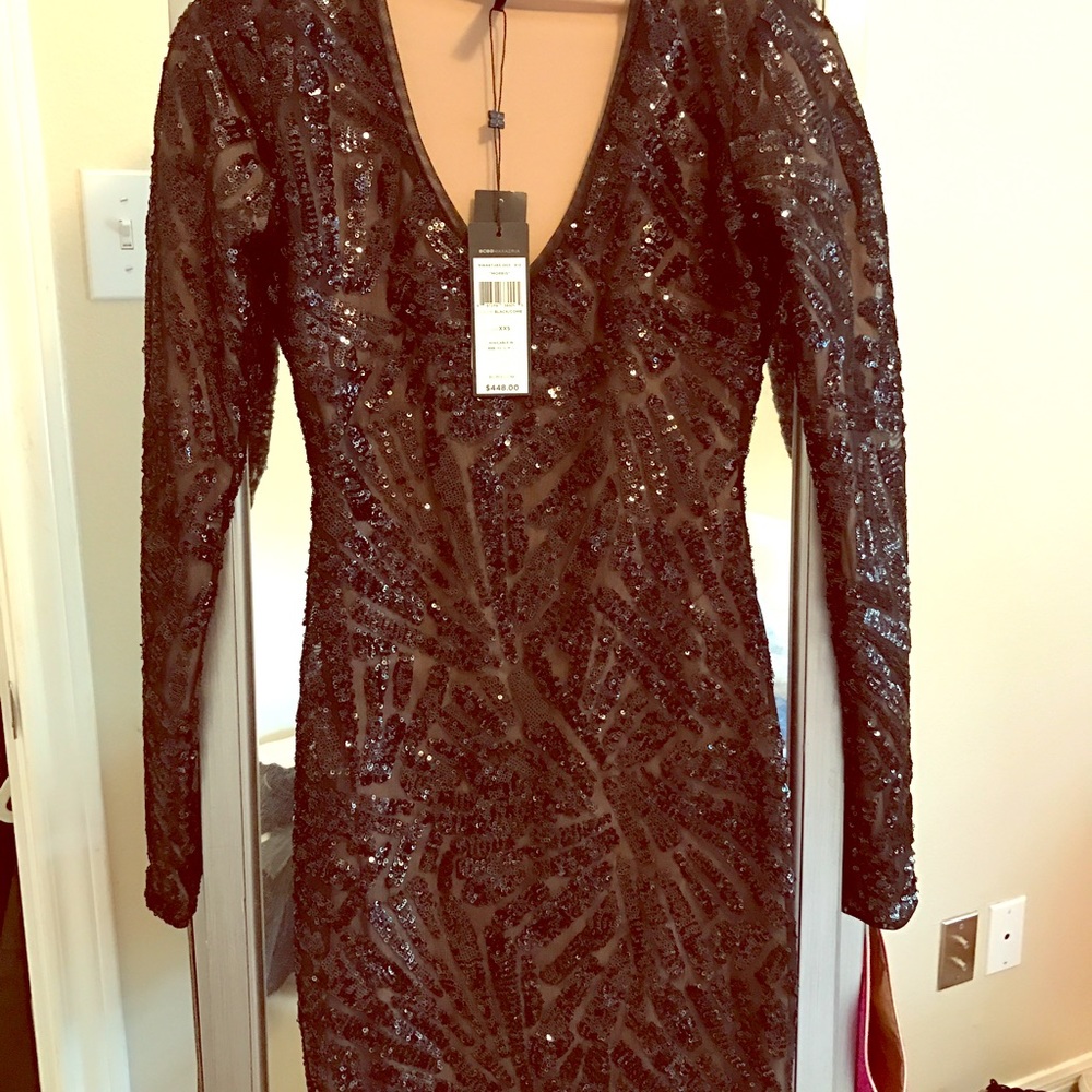 BCBG Sequin Cocktail Dress
