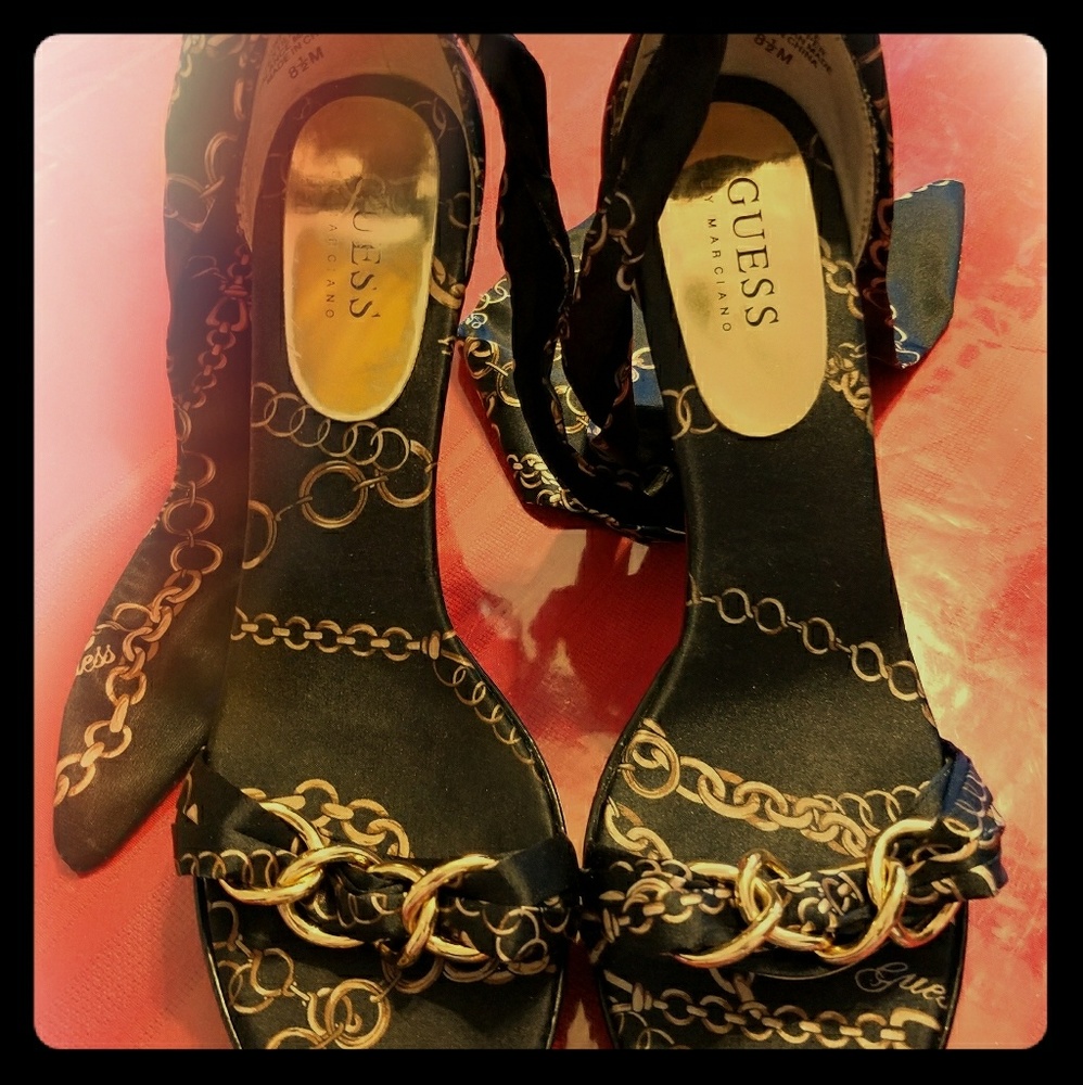 Guess open Toe Heels