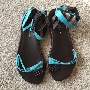 OluKai "Hili" sandal with ankle strap