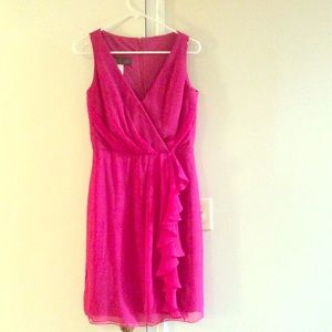 Magenta Lela rose sleeveless dress