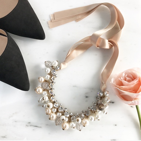 Pearl Statement Necklace - Picture 1 of 5