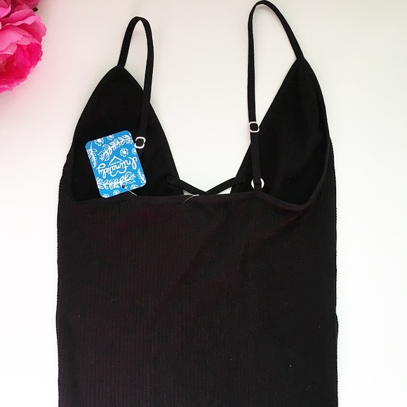 FP Crossfire Black Lace Up Tank - Picture 2 of 4