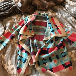 Aztec pattern cardigan