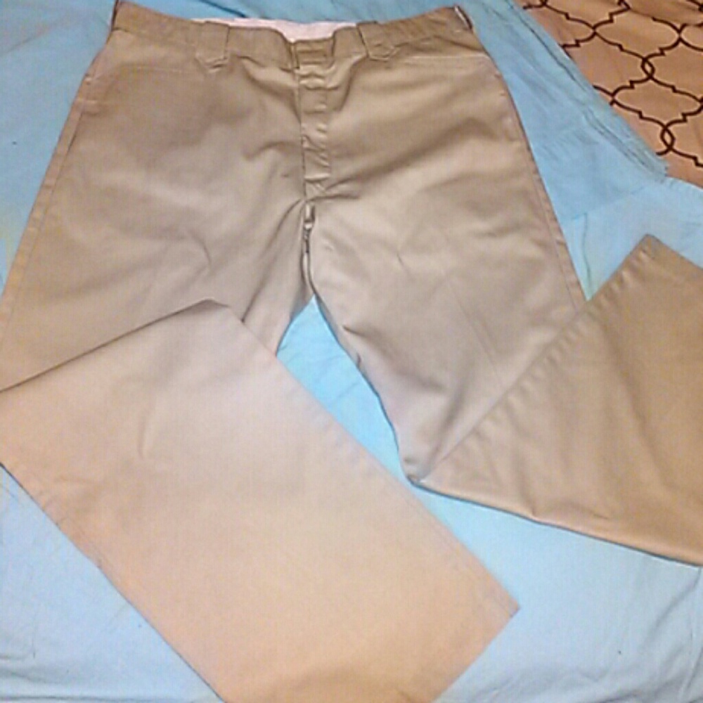 Mens Saddle King khaki pants by Key