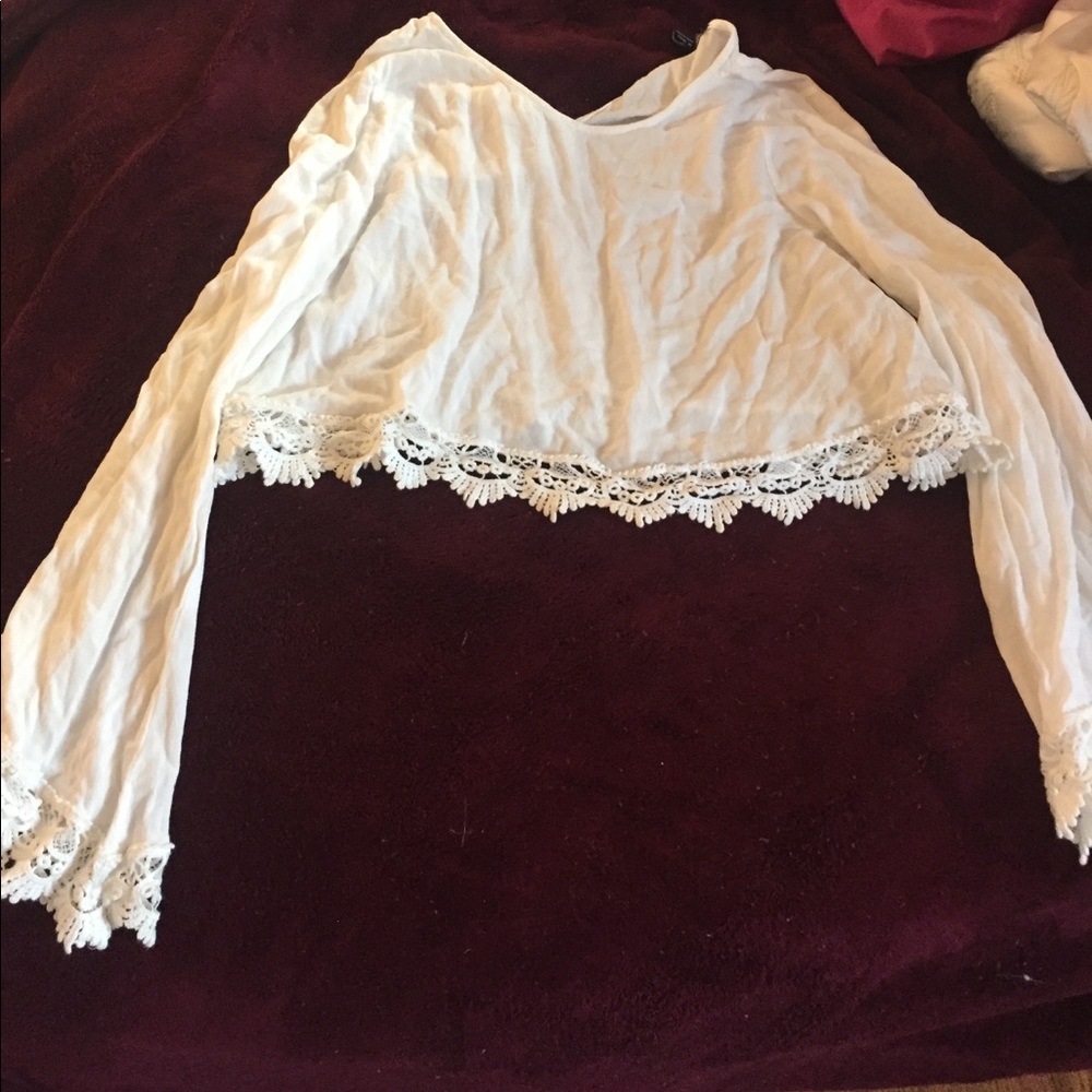White Crop Top
