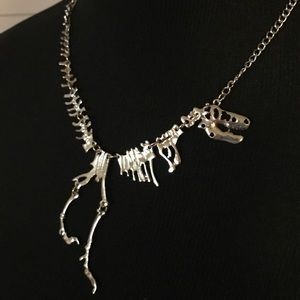 T-Rex Silver Necklace