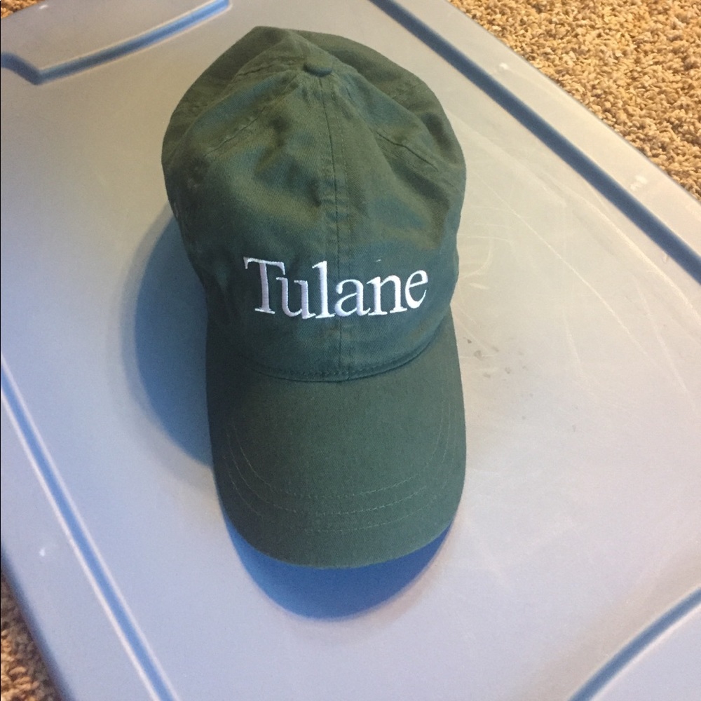 Green Tulane university hat