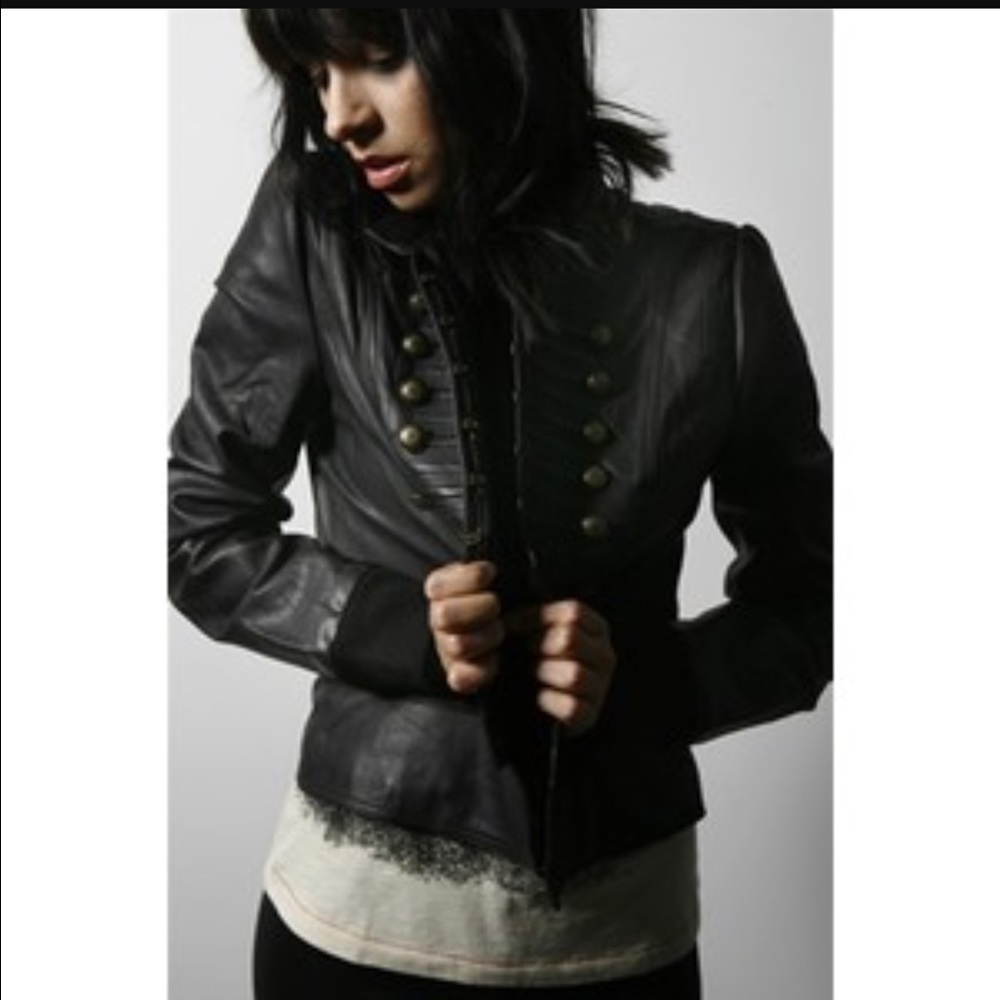 John Varvatos Small Converse Leather jacket