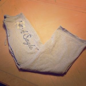 American Eagle Fleece Flare Sweatpants
