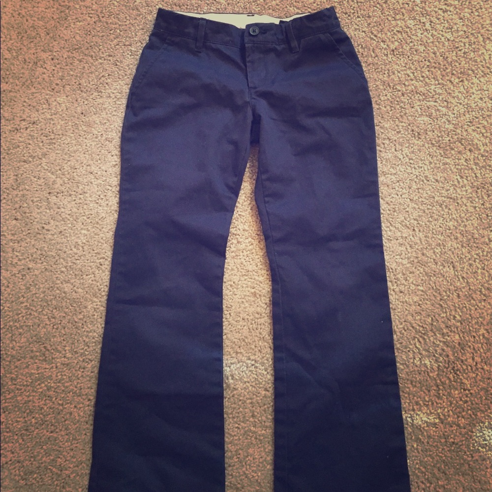 Navy blue khaki pants