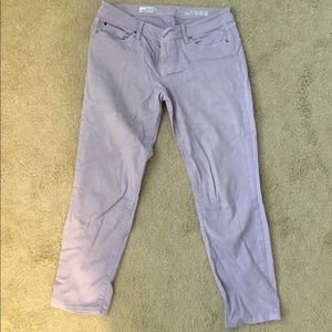 Light purple Gap skinny jeans. GUC.