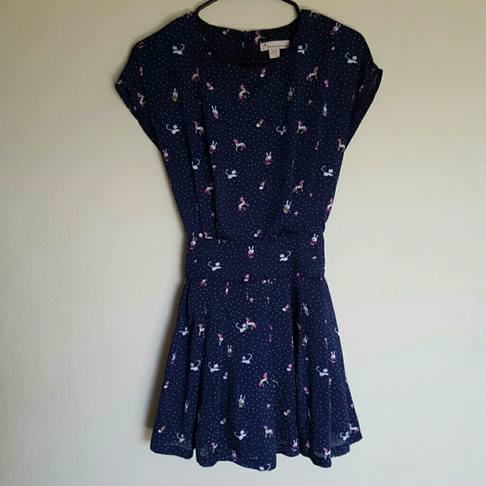 Unicorn, bunny, cat dress