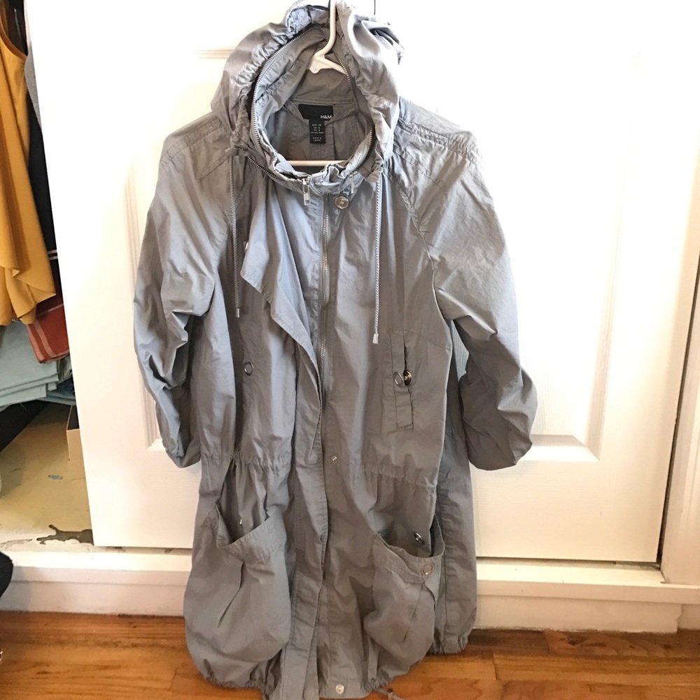 Grey anorak jacket