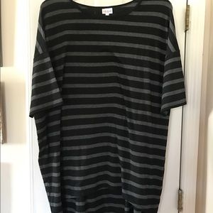 Lularoe Irma 2x black and gray Lularoe Irma 2x black and gray