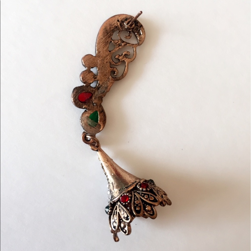 #A54 Antique Style Dangle Earrings - Picture 5 of 6