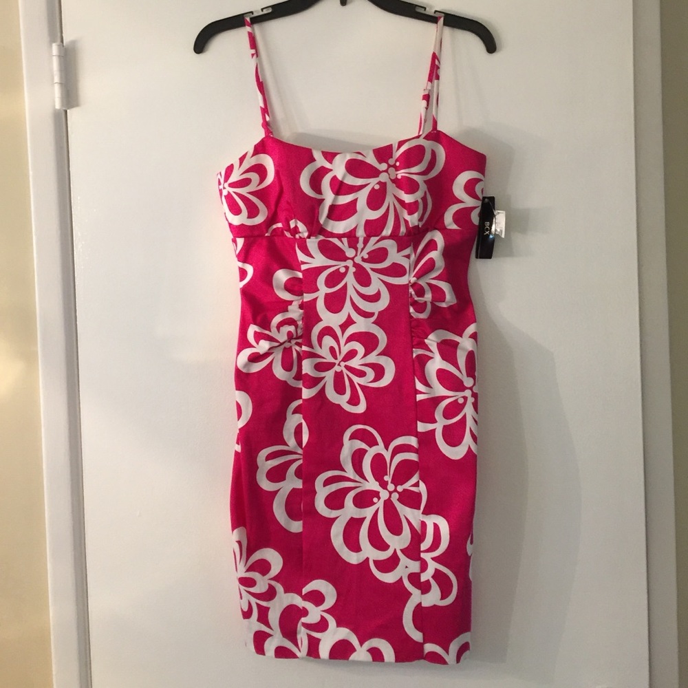 NWT STEAMY HOT PINK dress made in the USA! 💕 SZ 7
