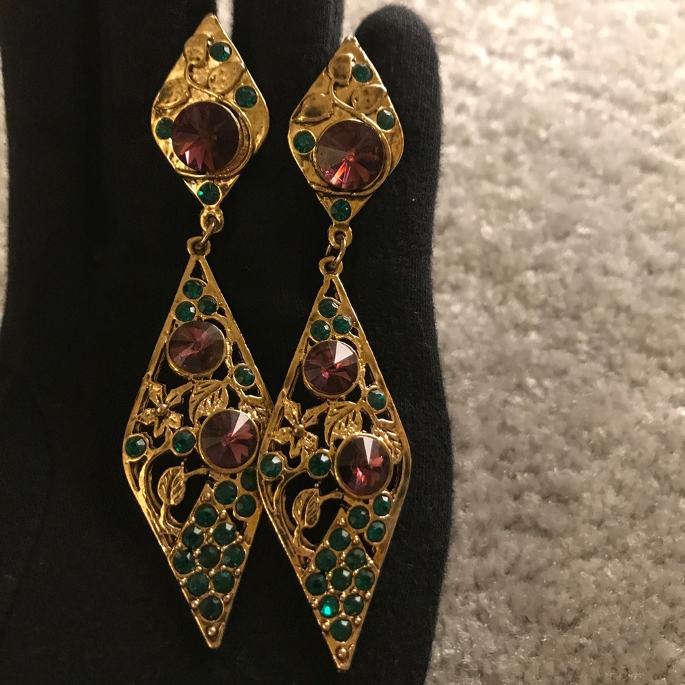 Vintage Clip on ear rings. formal or casual.