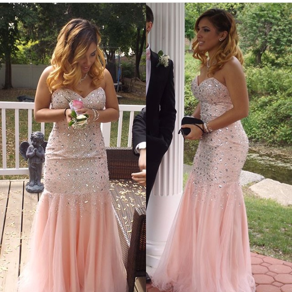 Light Pink prom dress!