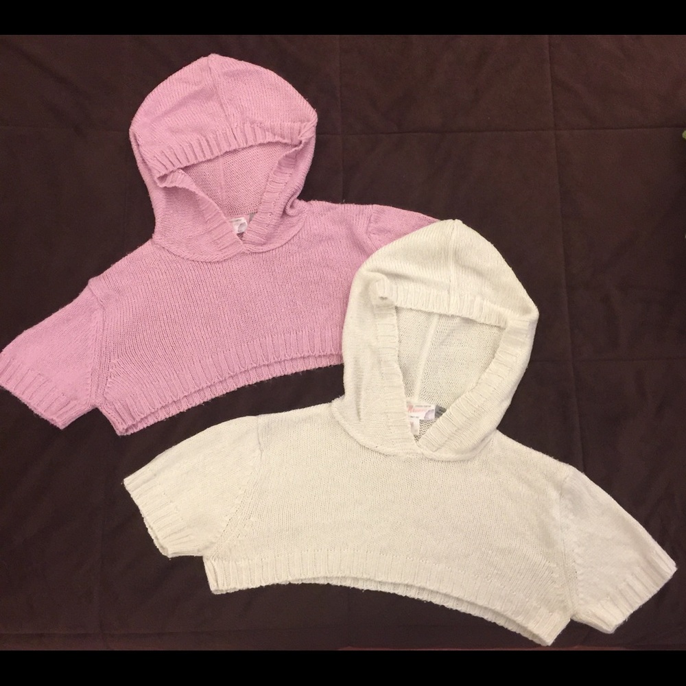 Set of 2 Sexy Cropoed Sweaters