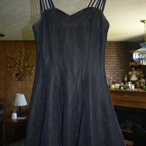 Black/purple Vintage Prom Dress