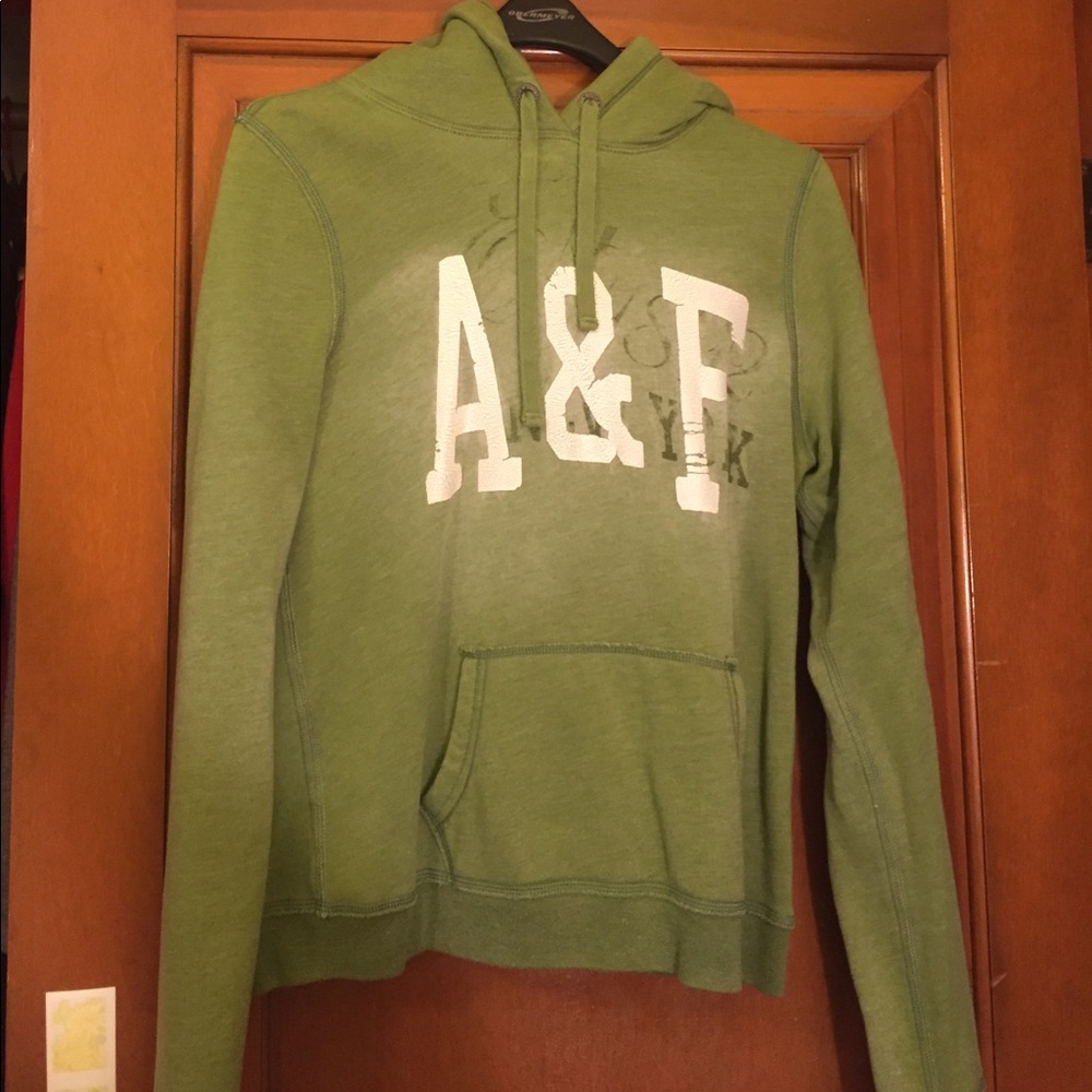 A&F green sweatshirt