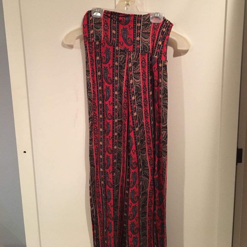 Patterned maxi skirt