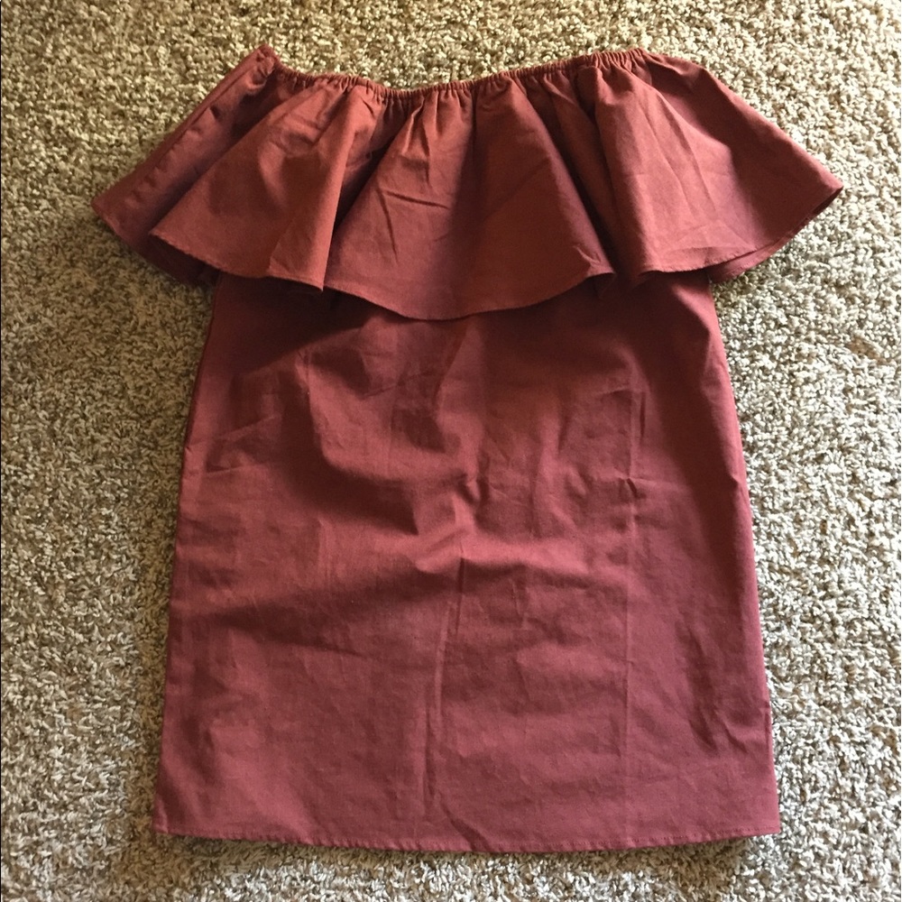 Off the shoulder dress