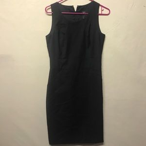 J Crew factory black suiting dress.