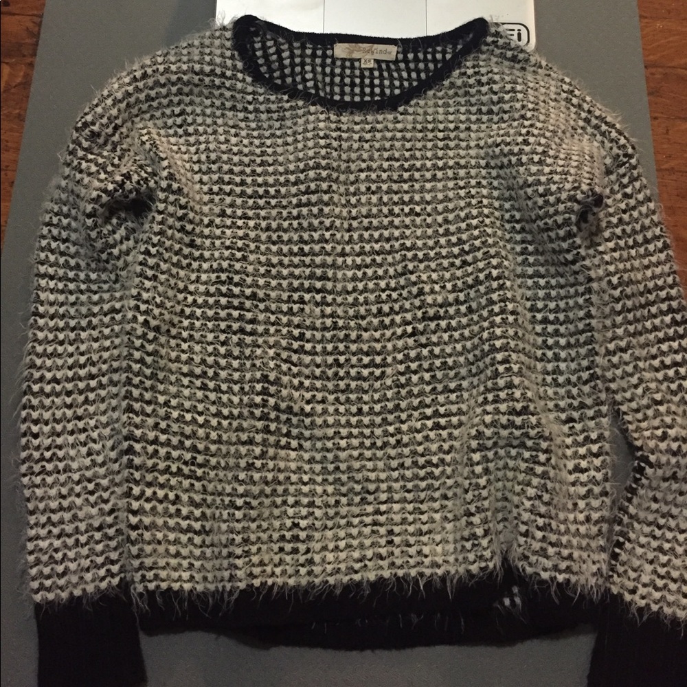 Check sweater