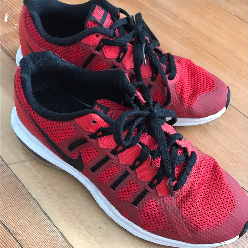 Red Nike shoe