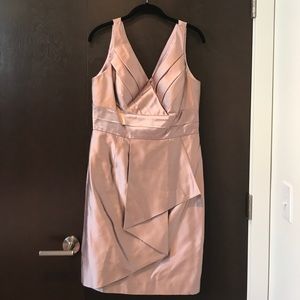 Kay Unger rose gold dress