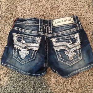 Rock revival shorts worn once! Perfect condition!