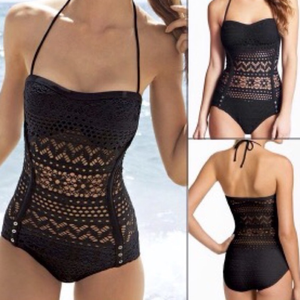 UNDER $30 CLOSET CLEAR OUT 曆S-XXL曆 LACE MONOKINI - Picture 3 of 5