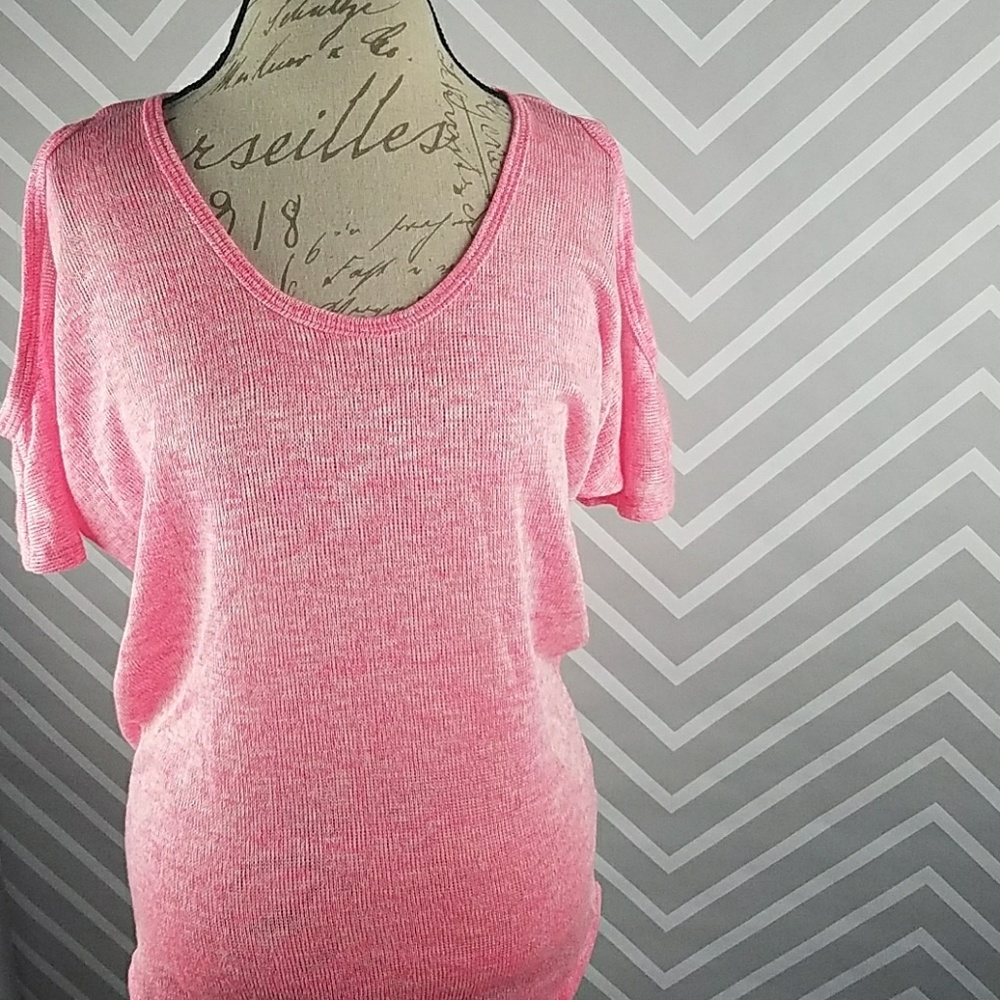 Lightweight Knit Cold Shoulder