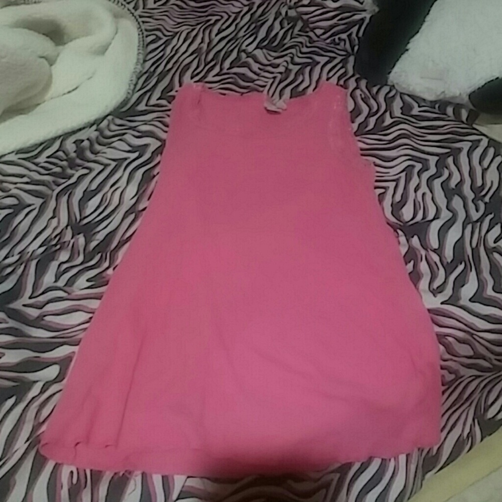 SO pink tank top