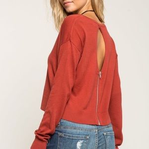 Express crop sweater