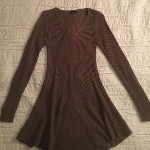 Knit long sleeve blouse
