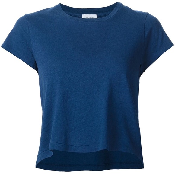 *SOLD* . Re/done 1950's cropped boxy tee - Picture 1 of 3