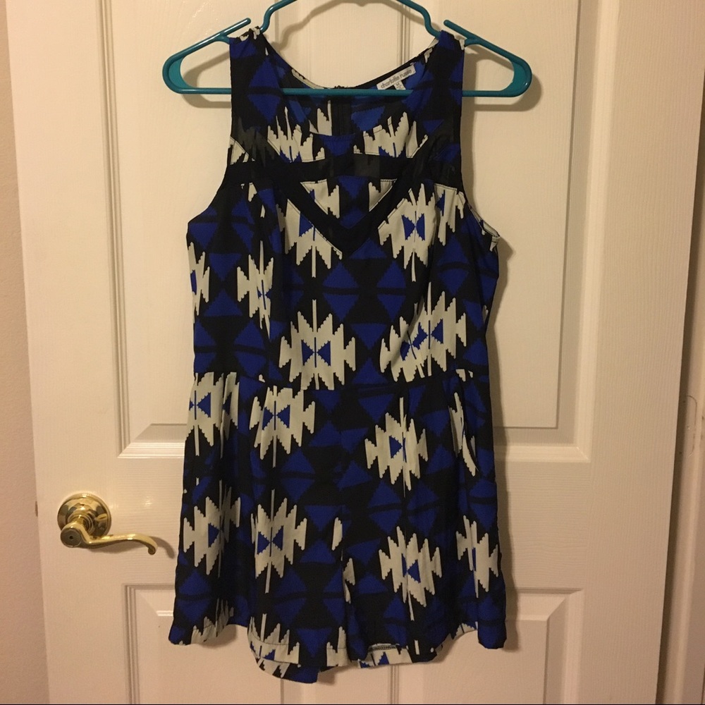 🔥$10 SALE🔥Summer Romper w/Mesh Look on Top