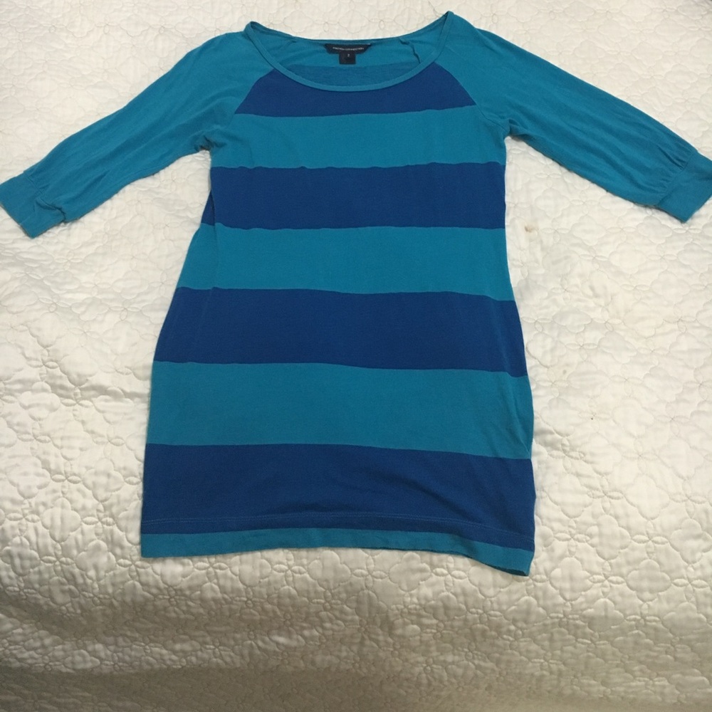 French Connection round neck mini dress  (size 2)