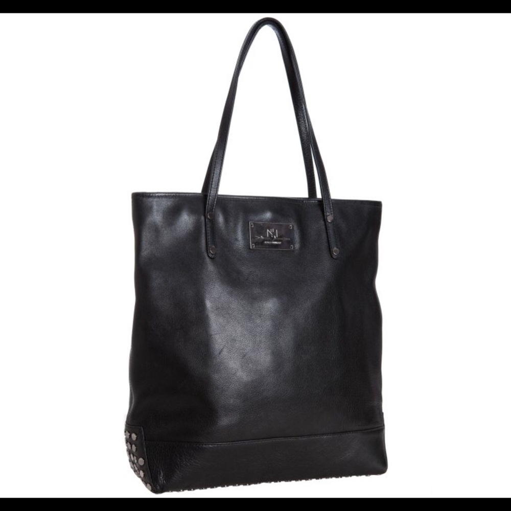 EUC Rebecca Minkoff heavy metal tote black silver - Picture 2 of 8