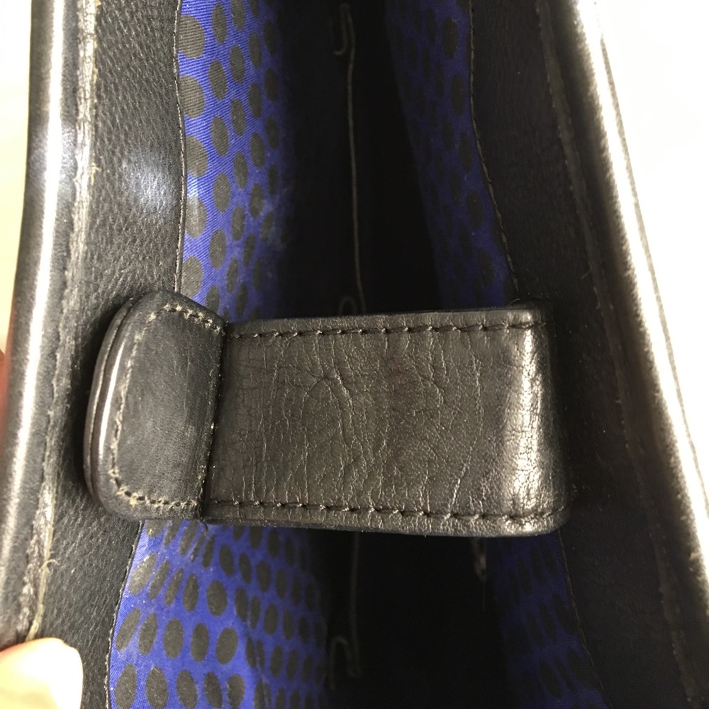 EUC Rebecca Minkoff heavy metal tote black silver - Picture 7 of 8