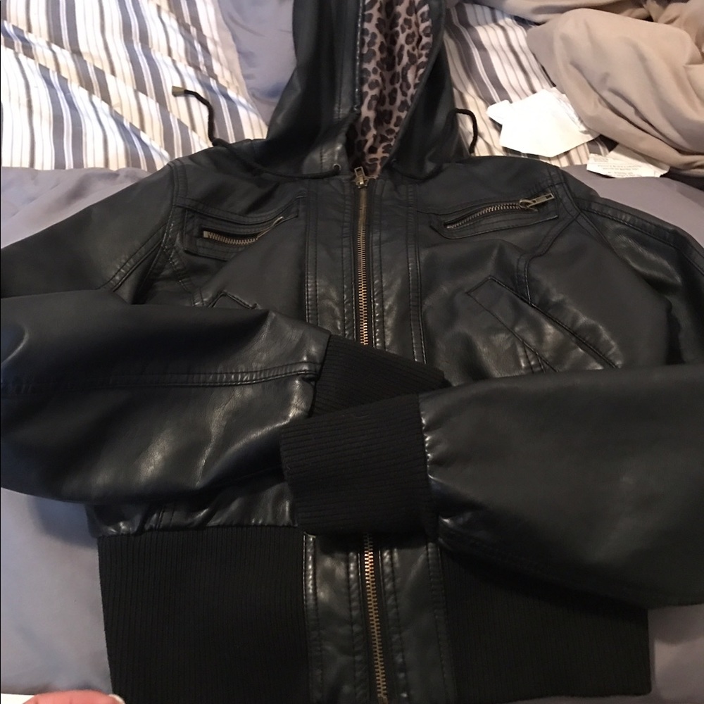 Leather jacket