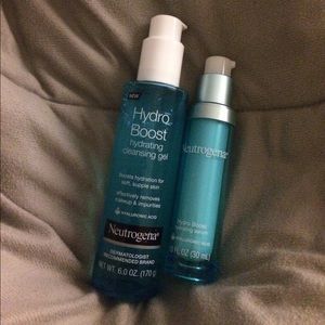 neutrogena hydro boost cleansing gel and serum