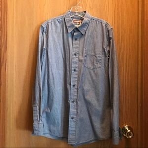 Wrangler men's button up shirt M